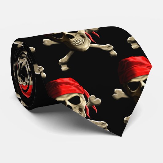 De Jolly Roger Stropdas (Opgerold)