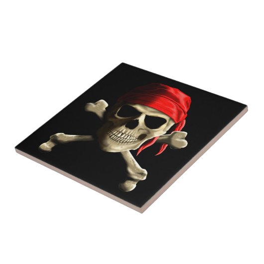 De Jolly Roger Tegeltje (Zijkant)