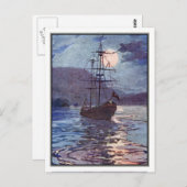 De Jolly Roger van Alice B. Woodward Briefkaart (Voorkant / Achterkant)