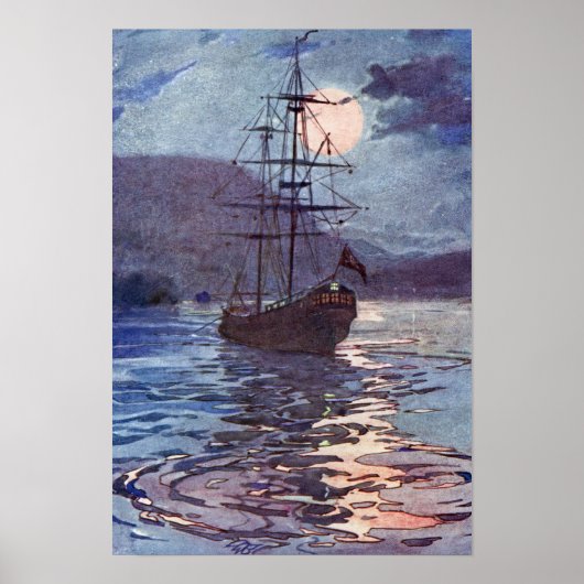 De Jolly Roger van Alice B. Woodward Poster (Voorkant)