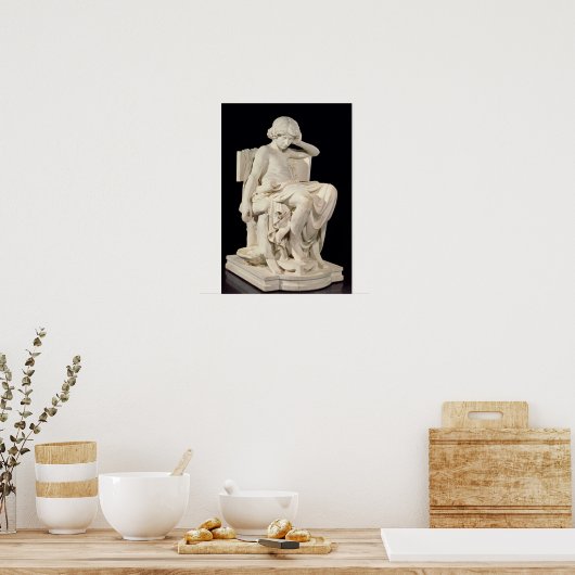 De jonge Aristoteles, 1870 Poster (Keuken)