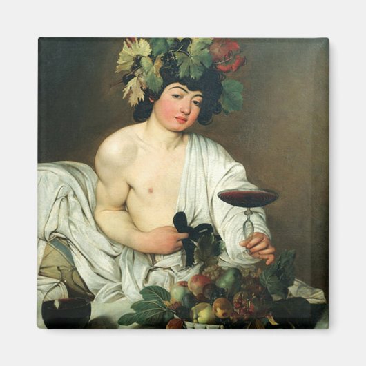 De jonge Bacchus, Caravaggio Magneet (Voorkant)