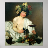 De jonge Bacchus, Caravaggio Poster (Voorkant)