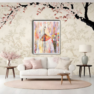 De jonge ballerina foto afdruk