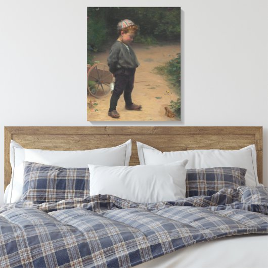 De Jonge Bioloog (door Paul Peel) Canvas Afdruk (Insitu (Slaapkamer))