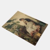 De jonge bloemist (Carl Zewy) Deurmat (Schuin)