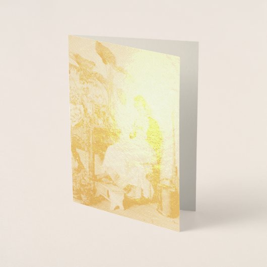 De jonge bloemist (Carl Zewy) Folie Kaarten (Voorkant)