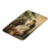 De jonge bloemist (Carl Zewy) Magneet (Linkerzijde)