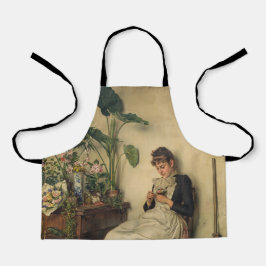 De jonge bloemist (Carl Zewy) Schort