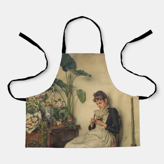 De jonge bloemist (Carl Zewy) Schort (Voorkant)
