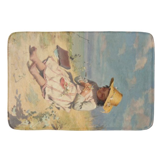 De jonge botanicus (door Paul Peel) Badmat (Voorkant)