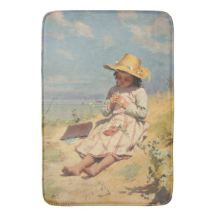 De jonge botanicus (door Paul Peel) Badmat