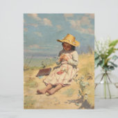 De jonge botanicus (door Paul Peel) Kaart (Staand voorkant)