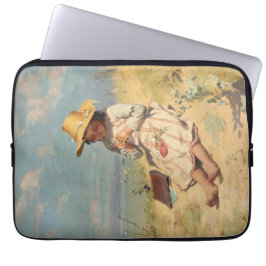 De jonge botanicus (door Paul Peel) Laptop Sleeve