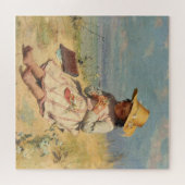 De jonge botanicus (door Paul Peel) Legpuzzel (Horizontaal)