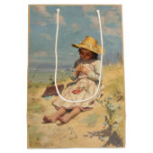 De jonge botanicus (door Paul Peel) Medium Cadeauzakje (Achterkant)