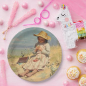 De jonge botanicus (door Paul Peel) Papieren Bordje (Feest)