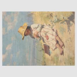 De jonge botanicus (door Paul Peel) Tissuepapier