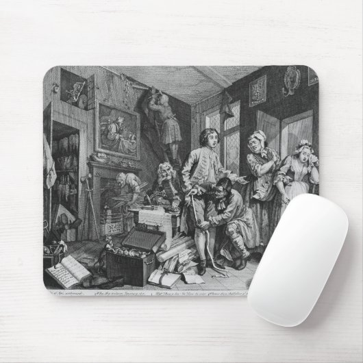 De jonge erfgenaam is in het bezit van muismat (Met muis)