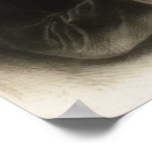 de jonge Franz Liszt-portret Poster (Hoek)