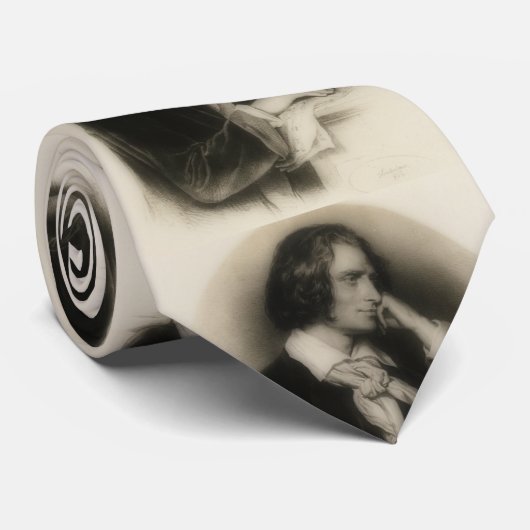 de jonge Franz Liszt-portret Stropdas (Opgerold)