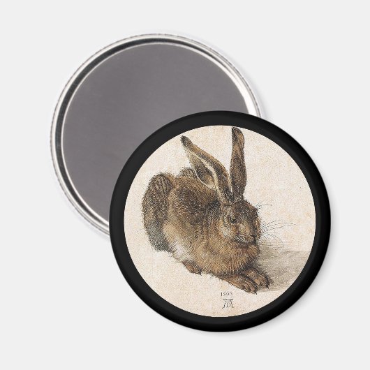 De jonge haas magneet (Voorkant / Achterkant)