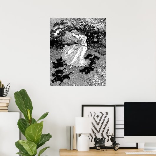 De jonge heks poster (Thuiskantoor)