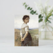 De jonge Herderin - het Jonge Meisje Briefkaart (Staand voorkant)