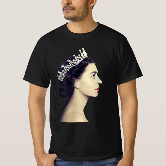 De jonge koningin Jigzaag Puzz T-shirt (Voorkant)