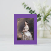 De jonge koningin Victoria Briefkaart (Staand voorkant)