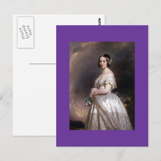 De jonge koningin Victoria Briefkaart (Voorkant / Achterkant)