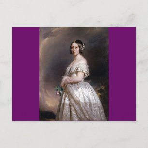 De jonge koningin Victoria Briefkaart