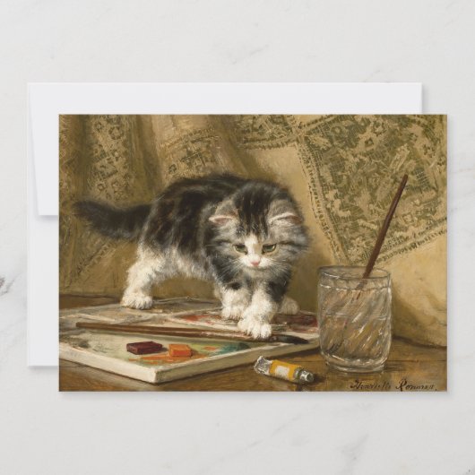 De jonge kunstenaar | Henriëtte Ronner-Knip (Voorkant)