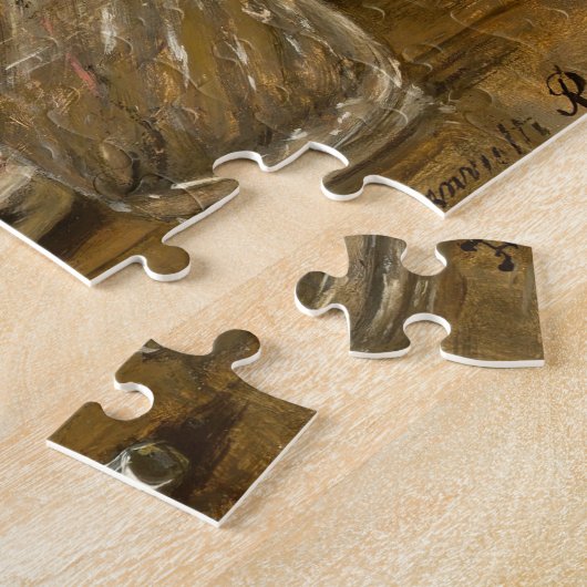 De jonge kunstenaar | Henriëtte Ronner-Knip Legpuzzel (Zijkant)