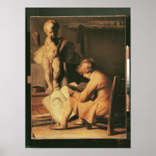 De jonge kunstenaar poster