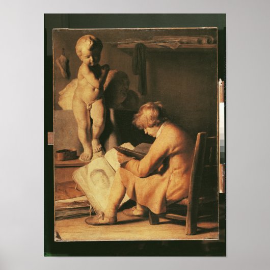 De jonge kunstenaar poster (Voorkant)