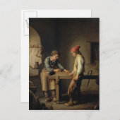 De jonge leerling, vóór 1903 briefkaart (Voorkant / Achterkant)