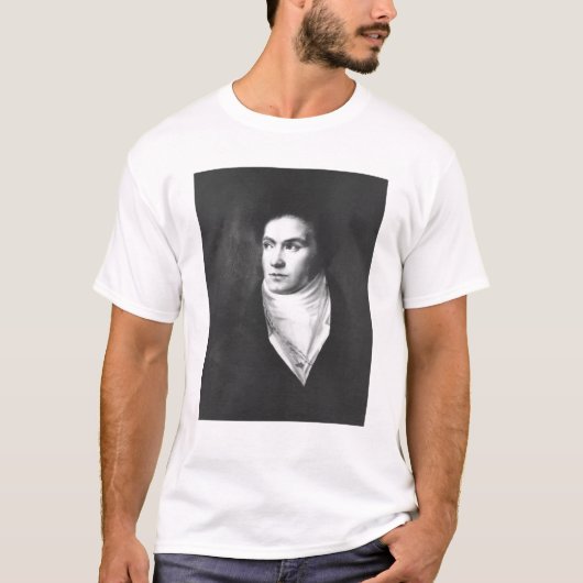 De jonge Ludwig van Beethoven 1806 T-shirt (Voorkant)