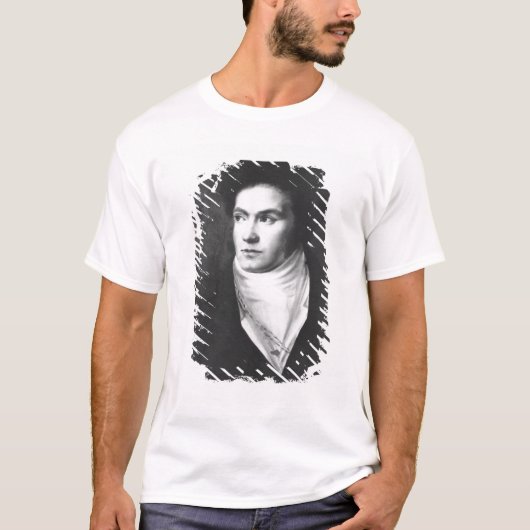 De jonge Ludwig van Beethoven 1806 T-shirt (Voorkant)
