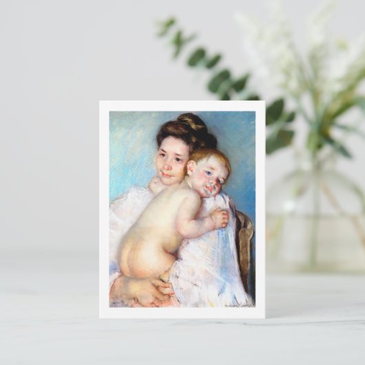 De jonge moeder, Cassatt Briefkaart (Staand voorkant)