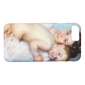 De jonge moeder, Cassatt Case-Mate iPhone Case (Achterkant (Horizontaal))