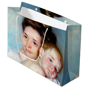 De jonge moeder, Cassatt Large Gift Bag Groot Cadeauzakje