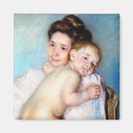 De jonge moeder, Cassatt Magneet (Voorkant)