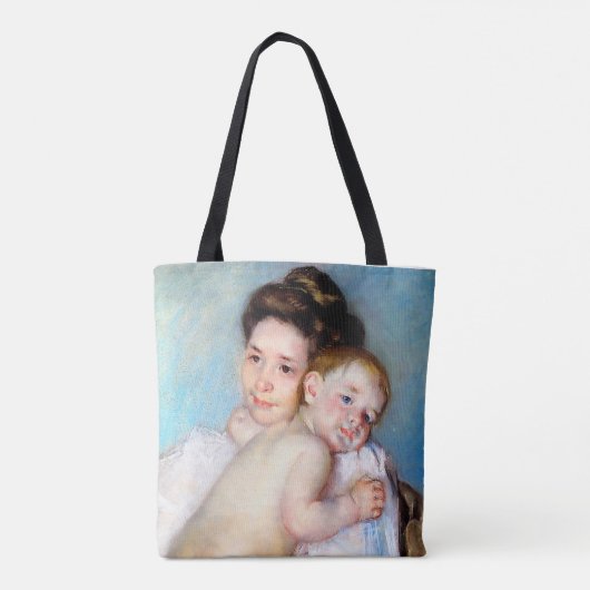 De jonge moeder, Cassatt Tote Bag (Achterkant)
