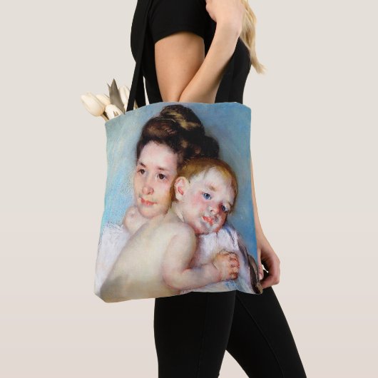 De jonge moeder, Cassatt Tote Bag (Dichtbij)