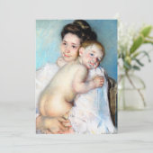 De jonge moeder | Mary Cassatt (Staand voorkant)