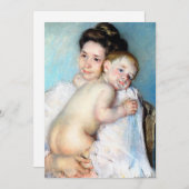 De jonge moeder | Mary Cassatt (Voorkant / Achterkant)