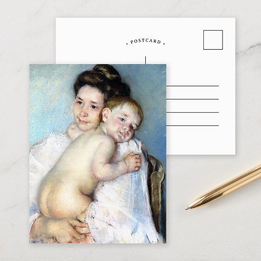 De jonge moeder | Mary Cassatt Briefkaart