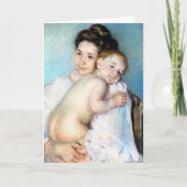 De jonge moeder | Mary Cassatt Kaart (Voorkant)