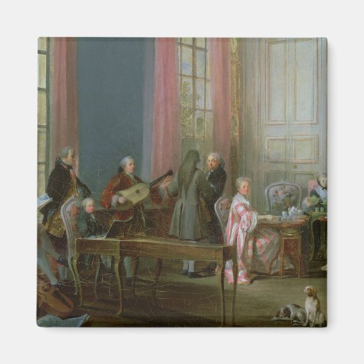 De jonge Mozart in de clavichord Magneet (Voorkant)